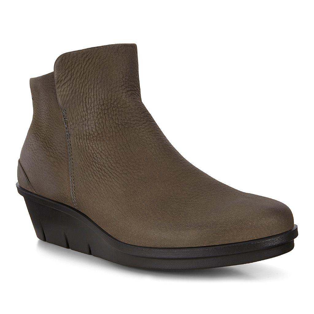 Ecco Skyler Womens Ankle Boots Grey Online - India MCO-518937